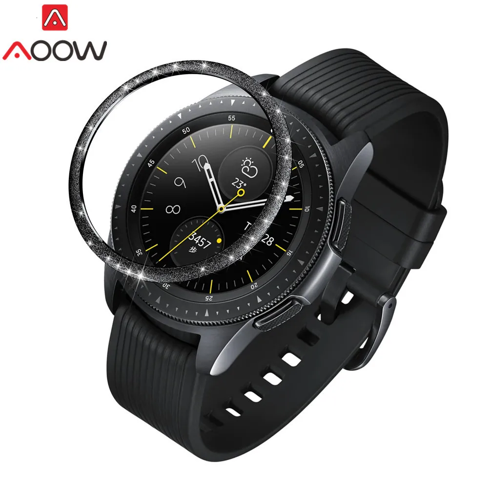 Ободок кольцо стиль для samsung Galaxy Watch 42 мм/шестерни Спорт клейкая крышка против царапин Нержавеющая сталь защита аксессуары