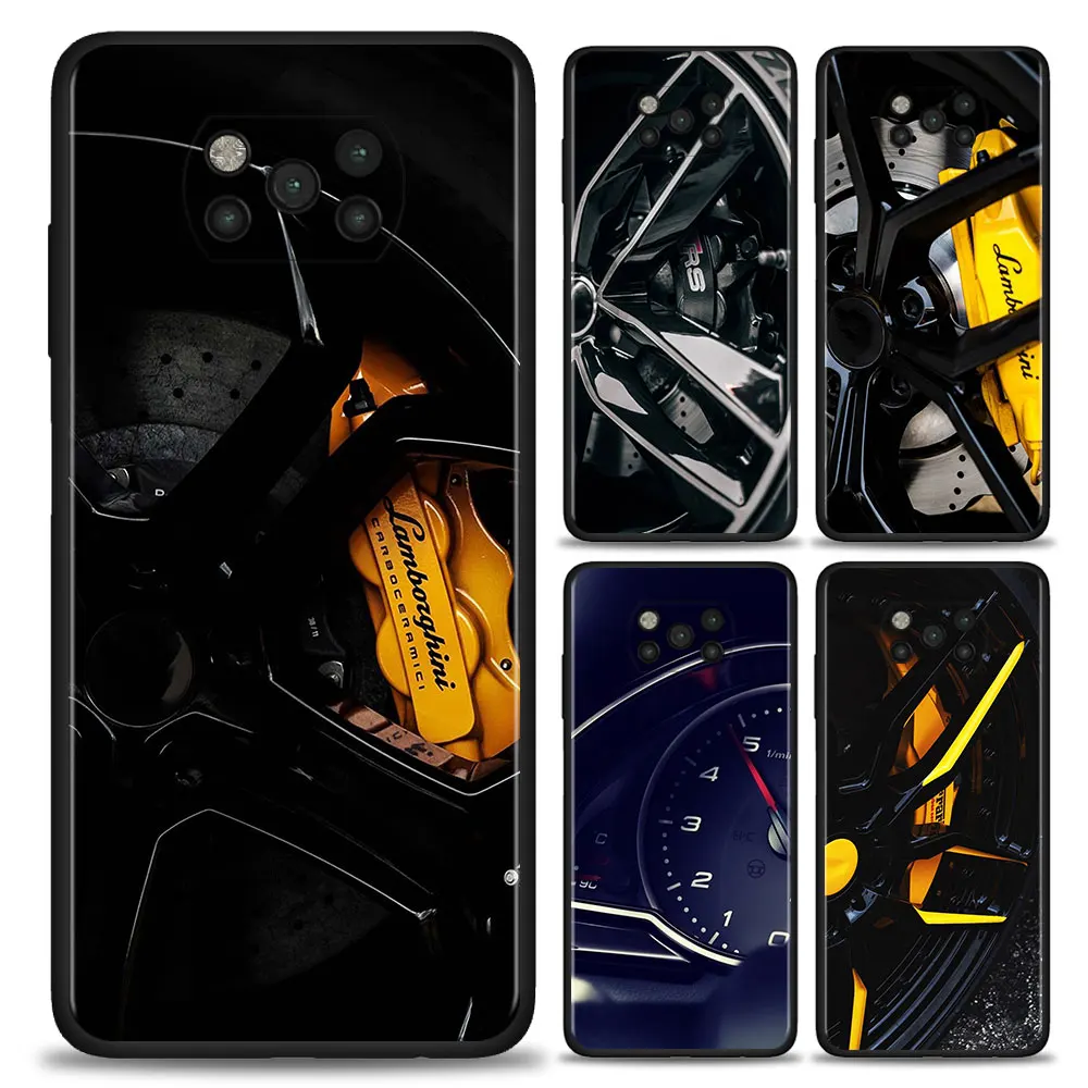 

Car Tire Wheel Dashboard Phone Case For Xiaomi POCO X3 NFC M3 Pro 5G Pocophone F1 F3 GT Mi 10T 11 Lite 9T Note 10 9 Cover Coque