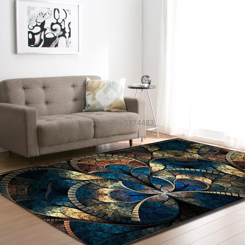 Скандинавские Золотые Львы ковры для гостиной Противоскользящий коврик коврики