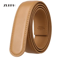 zlrph 2021 quality automatic buckle yellow belts cummerbunds cinturon hombre men belt male genuine leather strap belts for men