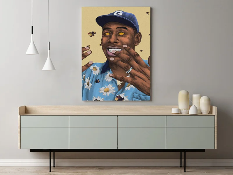Tyler The Creator rapper хип-хоп поп современный дом Дети Гостиная Спальня Декор печать плакат Картина Настенная живопись холст