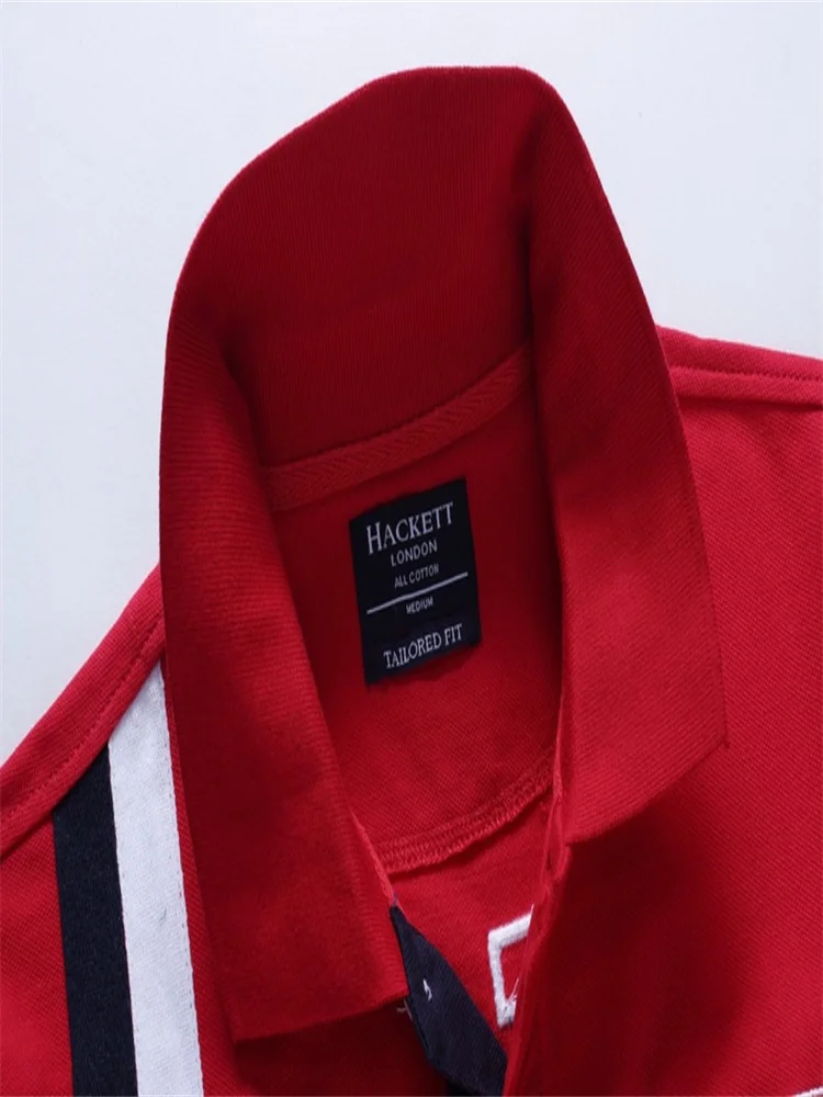 Мужская рубашка поло с коротким рукавом для гольфа летняя спортивная