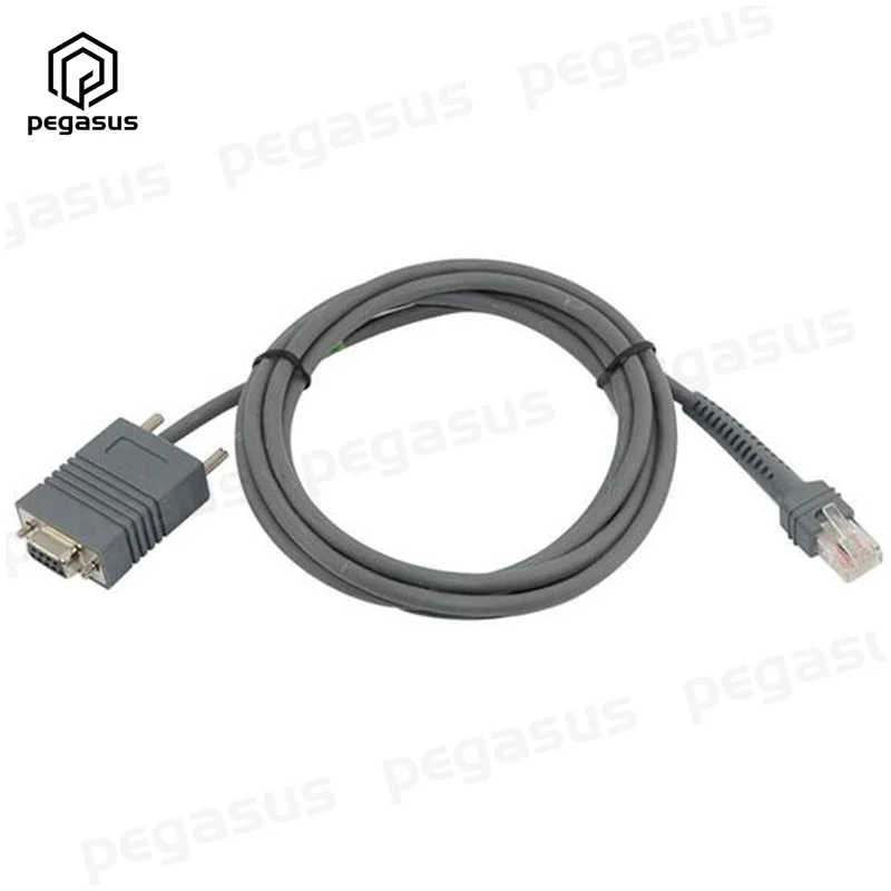 RS232 RJ45 Male to DB9 Pin Female Bar Code Scanner Serial Console Cable For Symbol LS2208 S1203 LS4208 images - 6