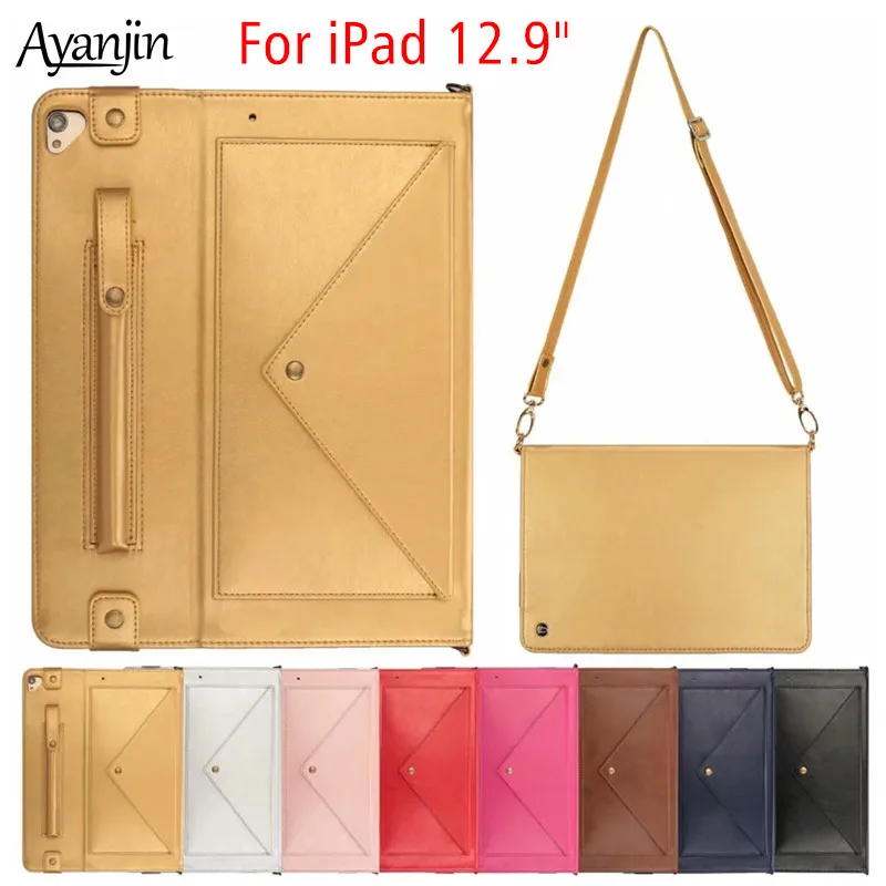 Чехол для Apple iPad 12 9 дюймов 2015/2017 с держателем карандашей Мягкий силиконовый чехол
