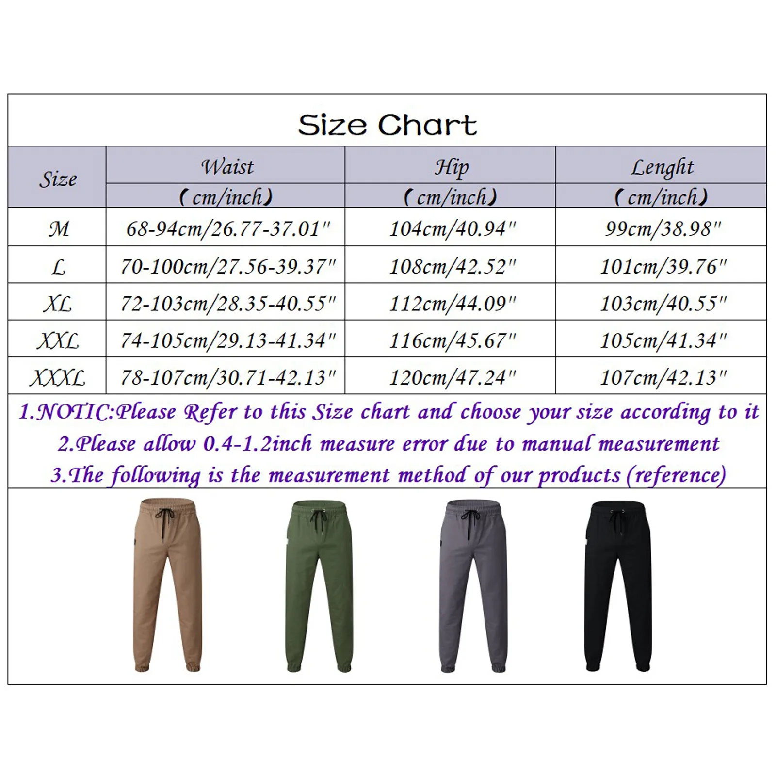 

Men's Fashion Casual Mid Waist Pencil Pant Solid Pocket Full Length Harajuku Style Workout Sweatwear Pencil Pants Trousers #t3g