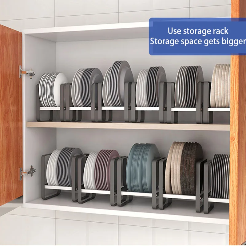 kunbei kitchen cabinet shelves non slip thicken trays bowls dishes storage rack pod lid holder desktop cabinet organizer shelve free global shipping