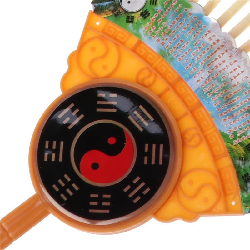 Старинный китайский Zhuge Liang веер с черными перьями бамбуковые веера старинные