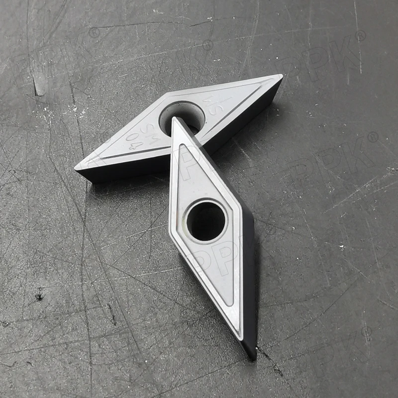 

Tungsten Carbide VCMT 160404-SM IC907 External Round Car Blade Carbide Insert Lathe Tool VCMT 160404-SM IC907 Turning Insert