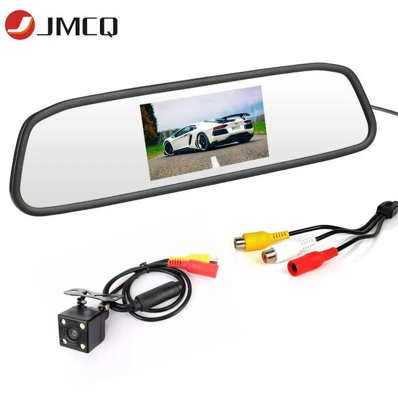 JMCQ 4 3 &quotАвтомобильный монитор камера заднего вида для TFT LCD HD мониторов Авто