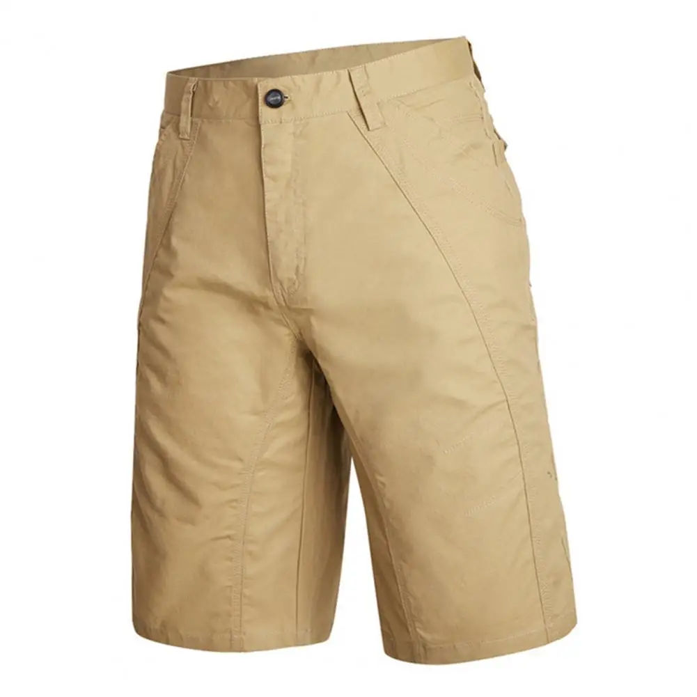 

Men's Military Cargo Shorts Outdoor Short Pants Solid Color Mid Rise Men All Match Pockets Shorts Casual Summer Men Sportswear