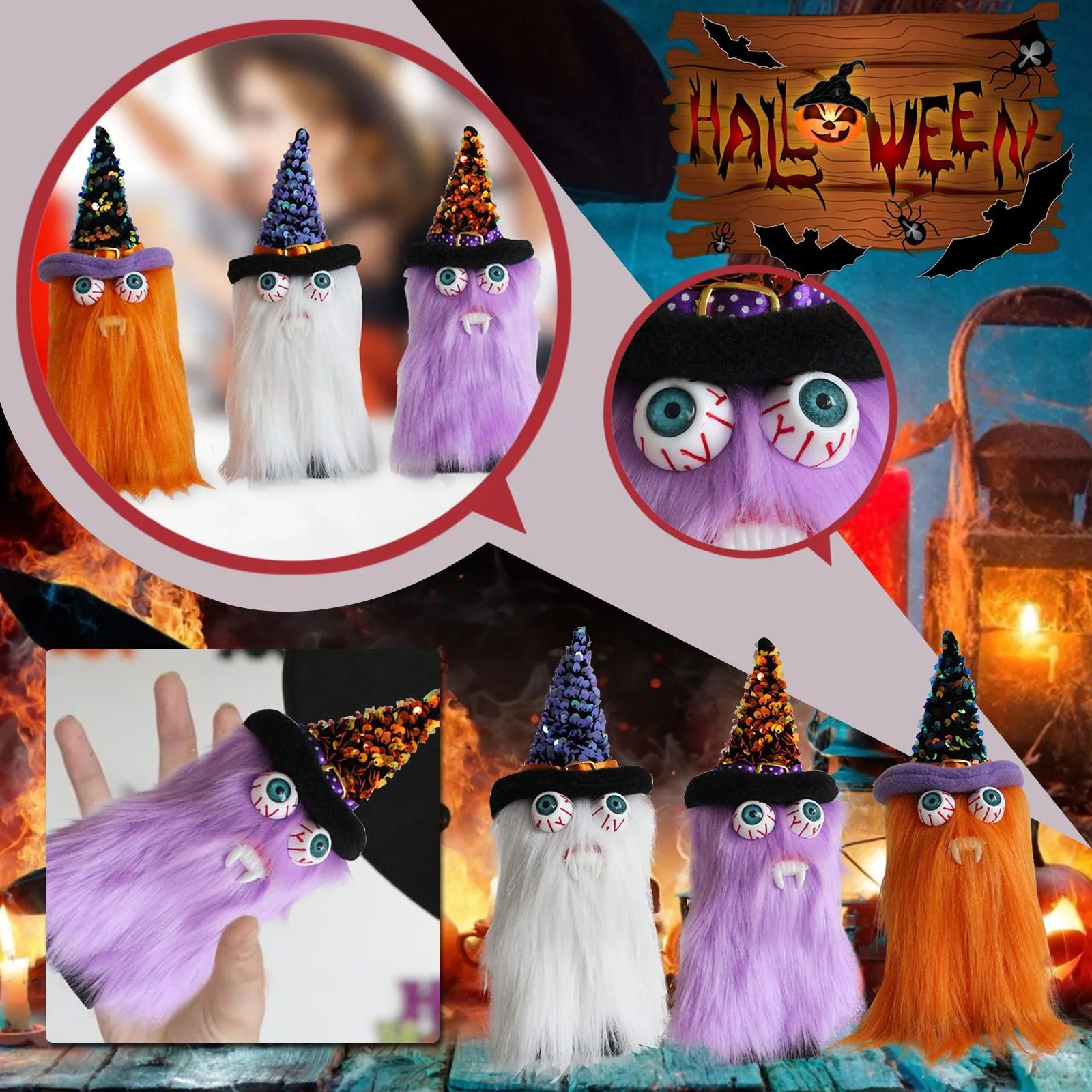 Плюшевый Декор на Хэллоуин декор для стола кухонный кукла страшный подарок детей