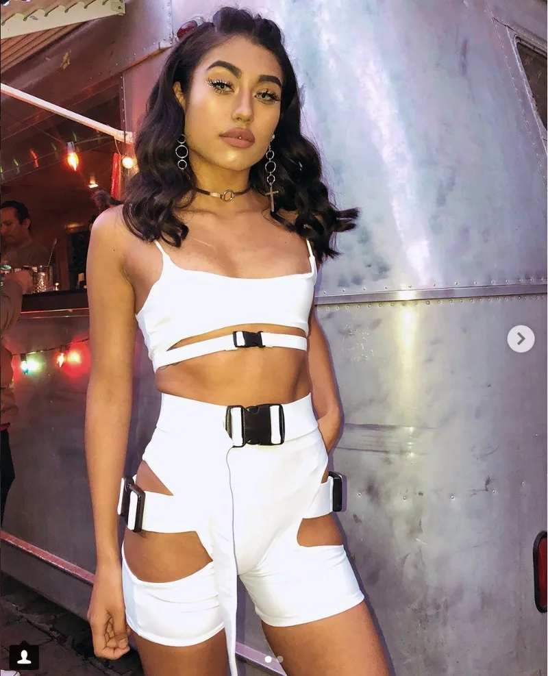 Женский летний костюм в европейском и американском стиле новинка 2020 пикантная