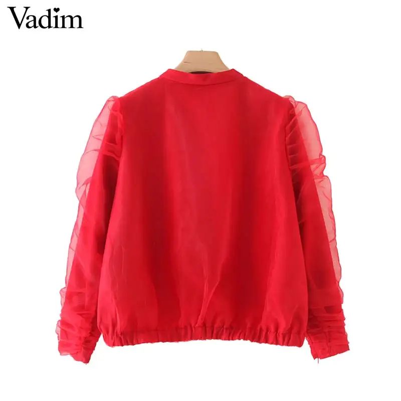 Женское элегантное платье vadim красная куртка бомбер лоскутное изделие из органзы