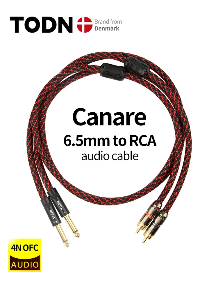 Кабель RCA 6 5 мм CANARE Hi-Fi стерео 1 пара разъем | Электроника
