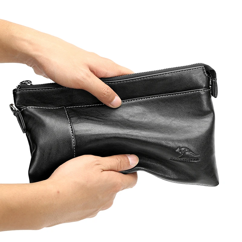 Роскошный брендовый мужской кошелек длинный бумажник клатч на из искусственной