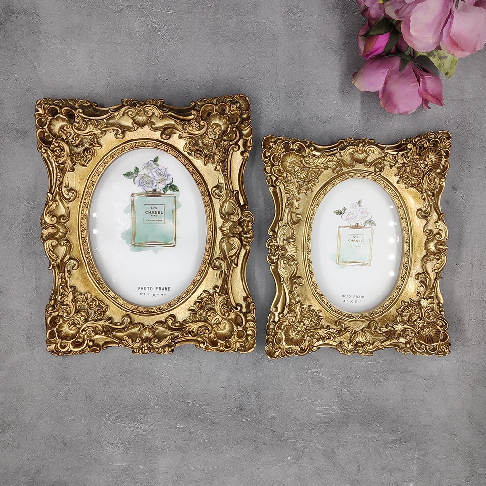 Креативная Роскошная фоторамка из смолы в классическом европейском стиле для