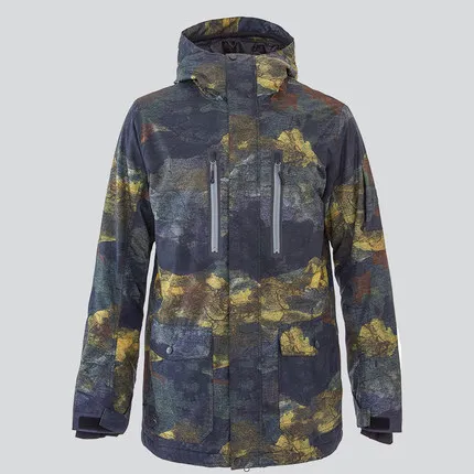 Мужская лыжная куртка GSOU ветрозащитная водонепроницаемая для катания на лыжах и