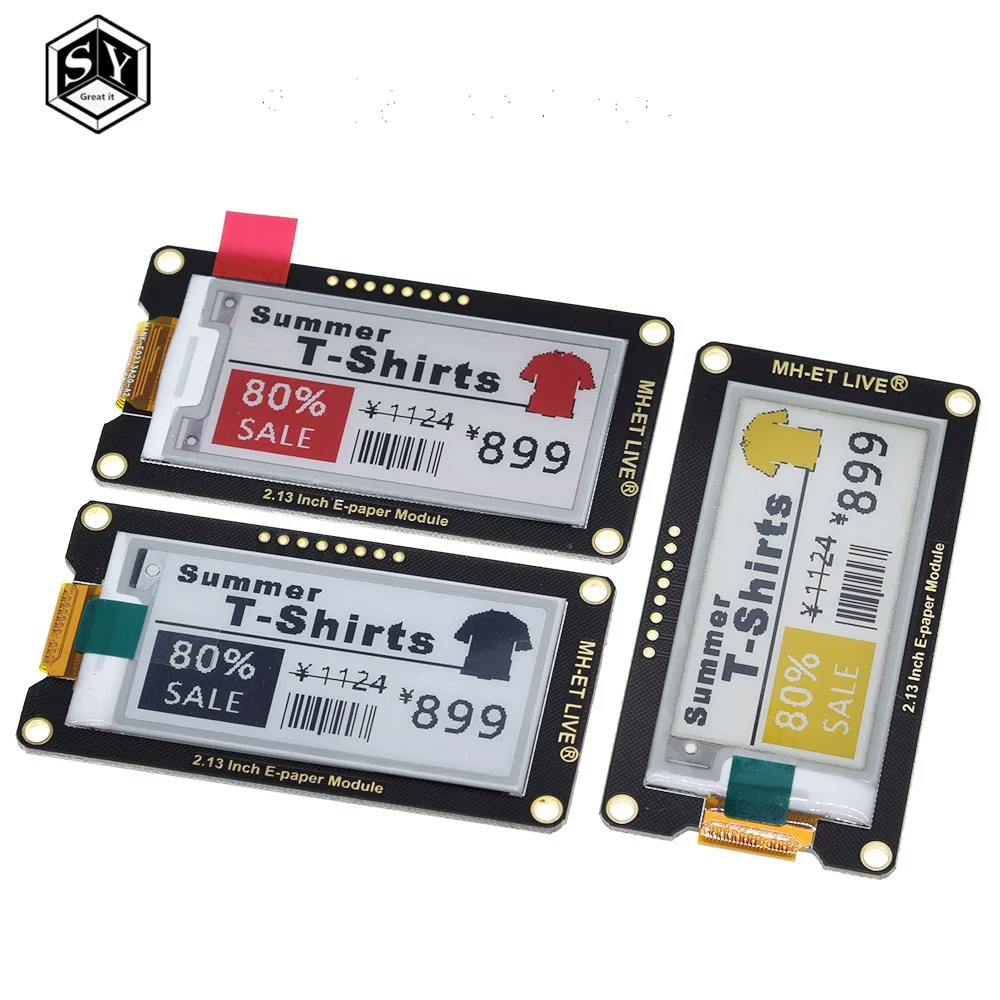 Модуль электронной бумаги 2 13 дюйма E-Ink экран дисплея EInk поддержка SPI для Arduino UNO STM32