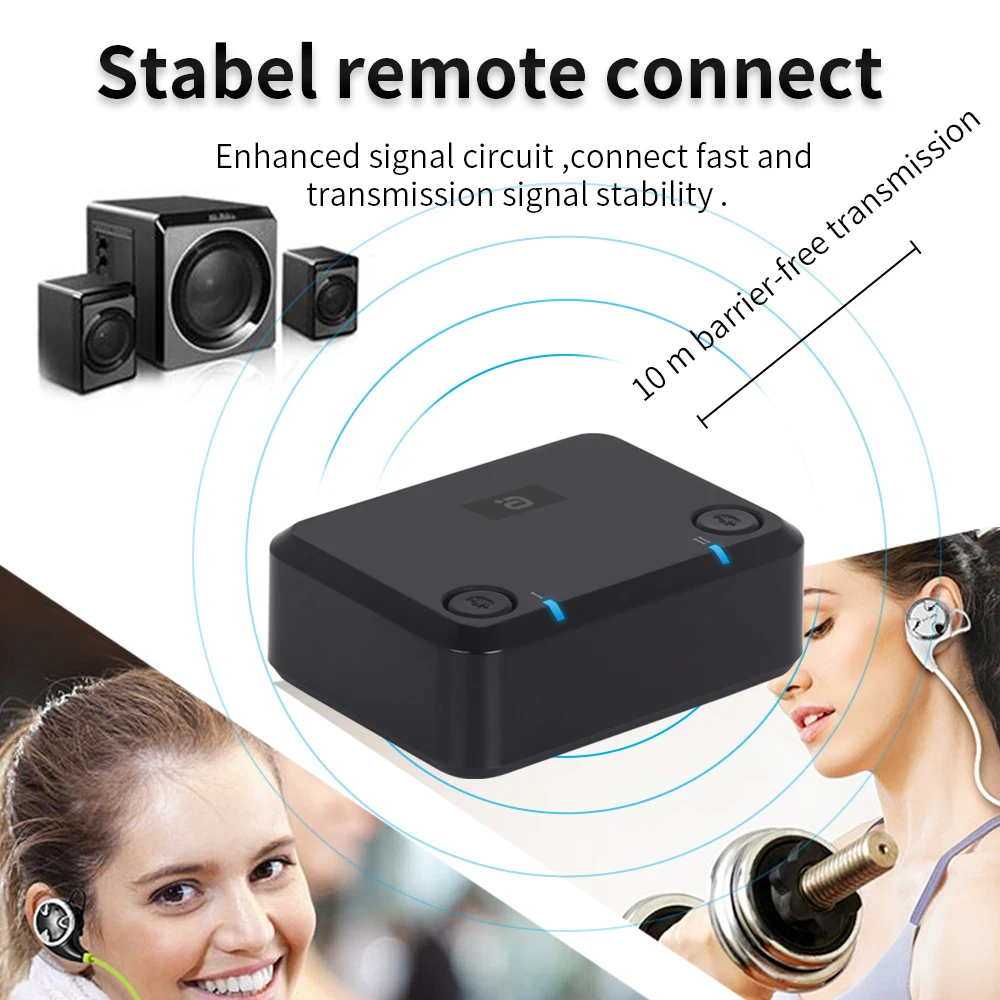 AptX низкая задержка оптический аудио Bluetooth передатчик для ТВ беспроводной адаптер