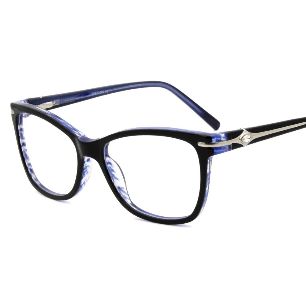 Женские очки с квадратной оправой из ацетата со стразами элегантные винные