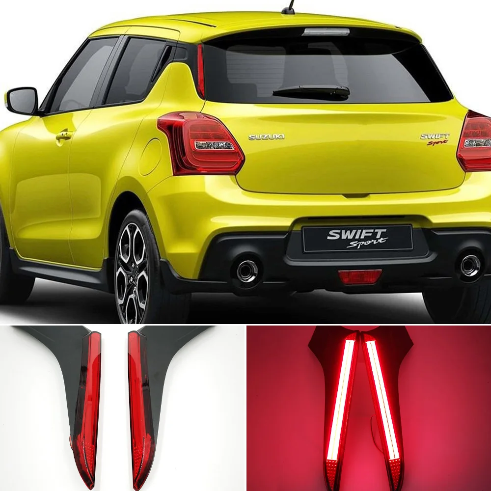 CSGJMY 1 пара для Suzuki Swift 2017 2018 2019 мульти-функции Автомобильный светодиодный задний