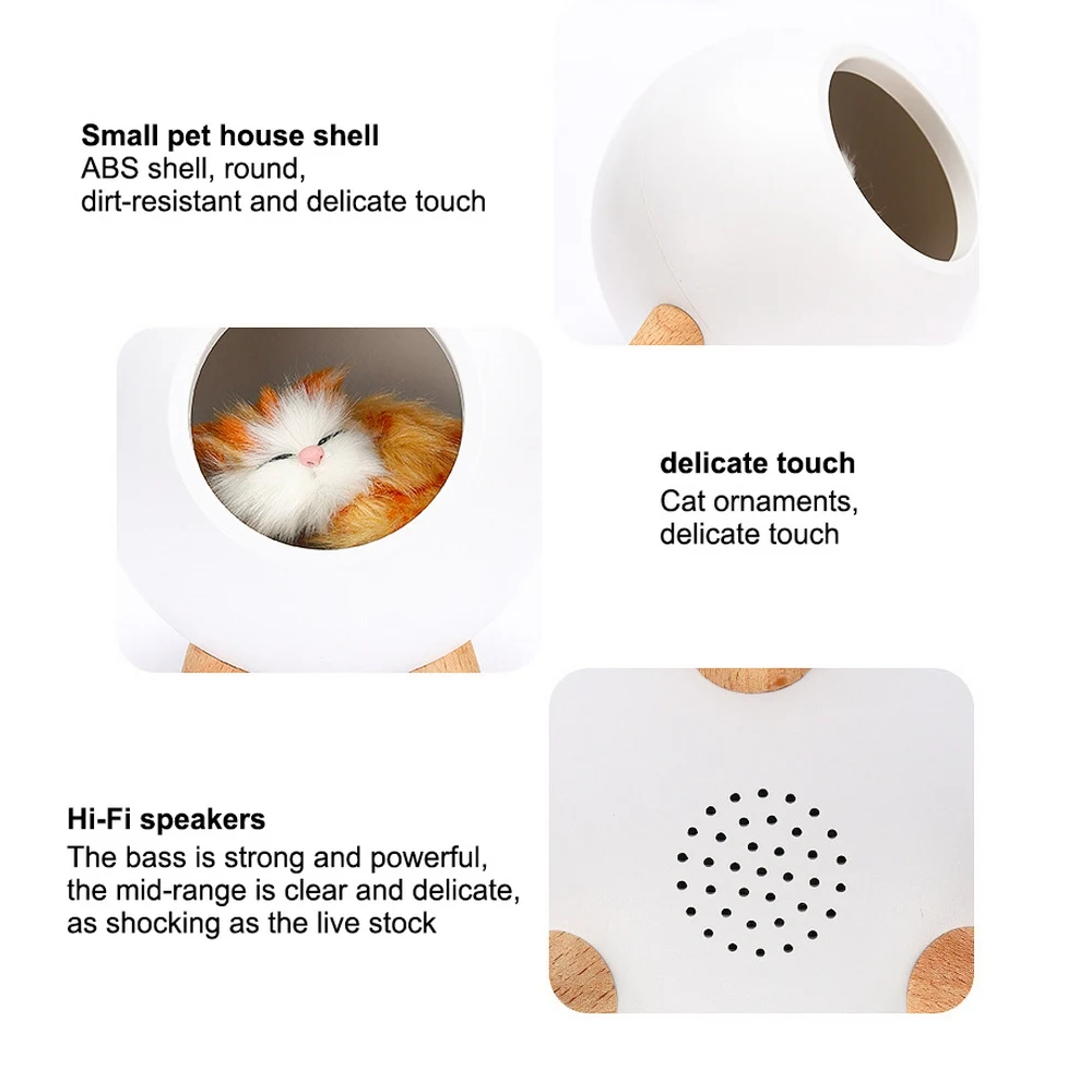 Светодиодный Ночной светильник Bluetooth Динамик Рождественский s домик для домашних