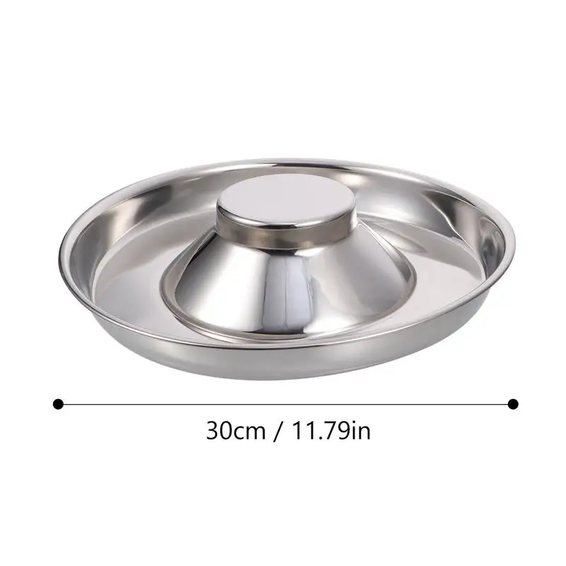 

Puppy Slow Feed Bowl Stainless Steel Metal Dog Bowl Feeding Bowl