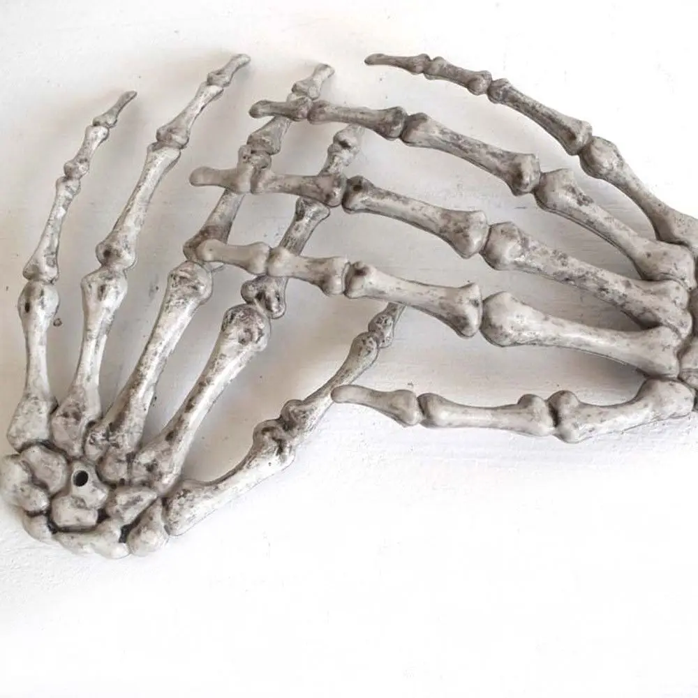 Череп на Хэллоуин ручной дом с привидениями череп скелет человеческая рука ужас