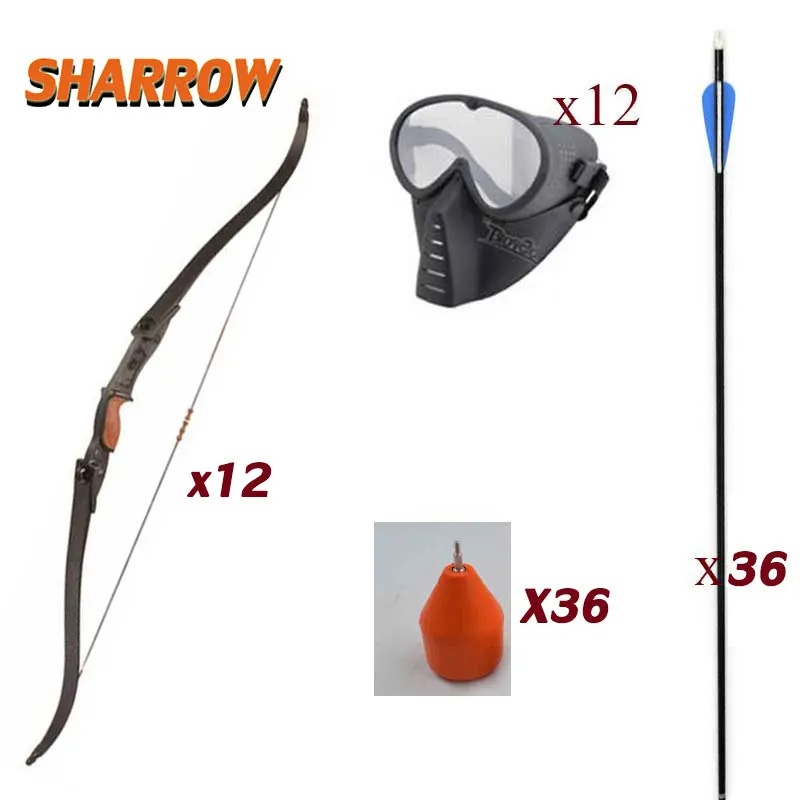 

1 комплект, 25 фунтов, 36 шт., Рекурсивный лук ArrowTakedown для CS игр, стрельбы из лука, подходит для правого и левого лука, детский подростковый подар...