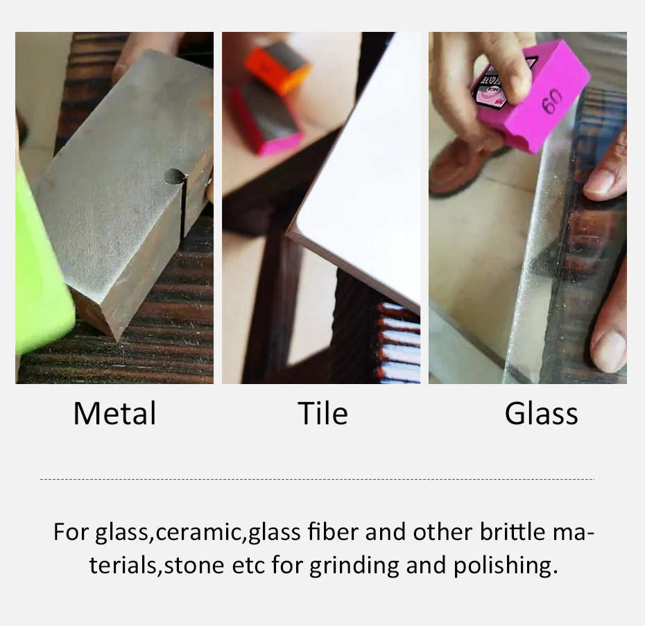 4 шт./лот гальванизированные шлифовальные колодки алмазные сухие или влажные для