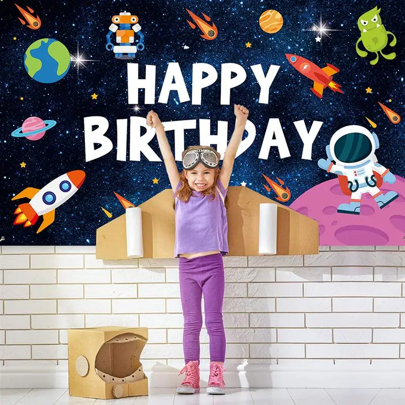

Birthday Party Banner Creative Background Decorative Banner Party Hanging Flag