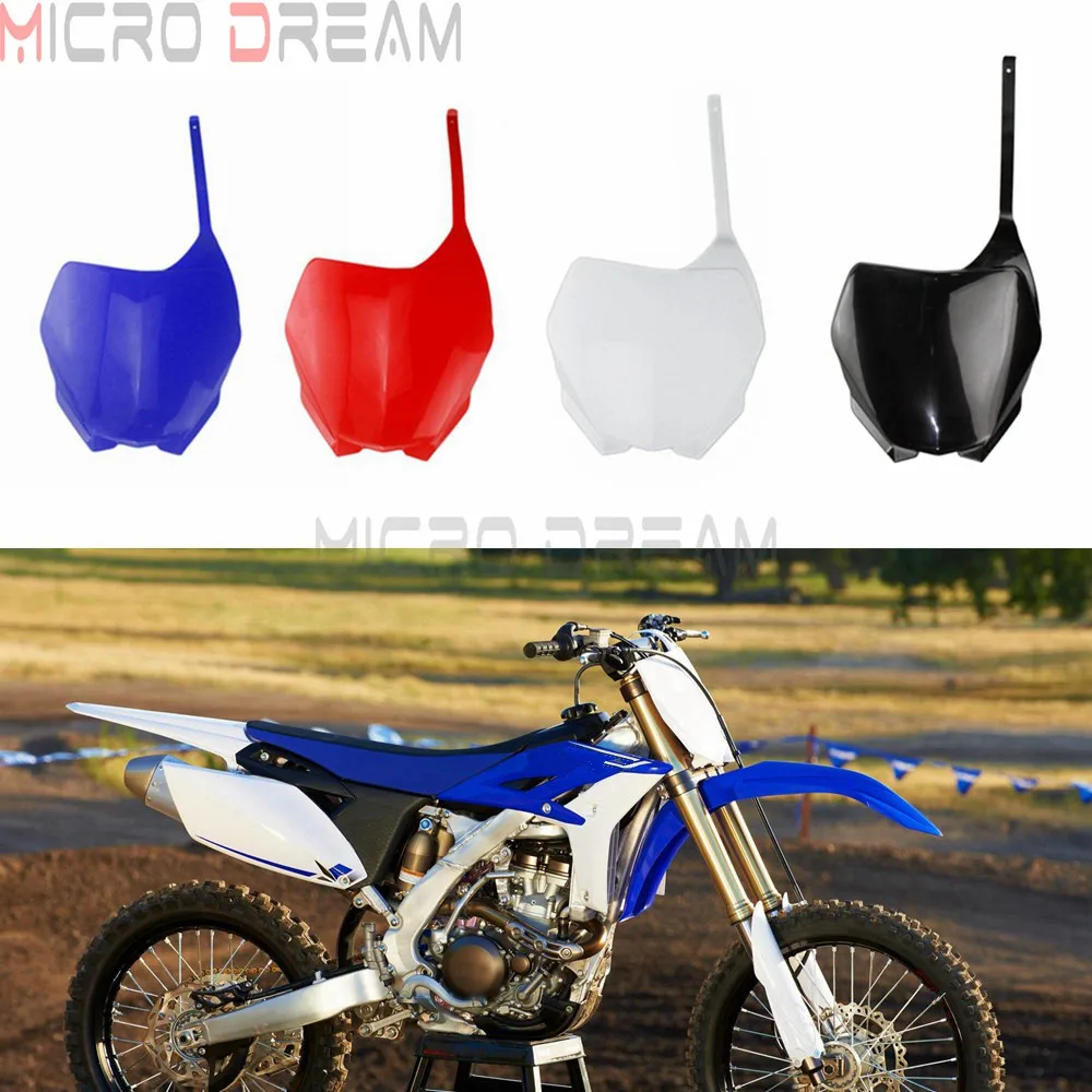 Передняя табличка с номером для гонок черная плата YZ125 YZ250 YZ250F YZ450F WR250F WR450F YZ 125 250 250F