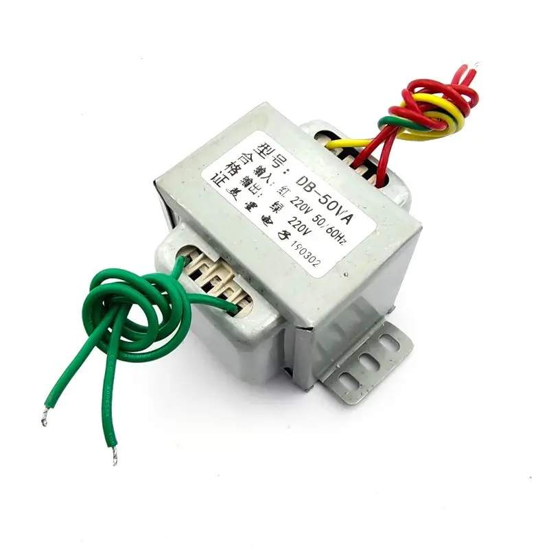 Ei трансформатор 220 В силовой изолирующий EI66 1:1 50 Вт изоляция от