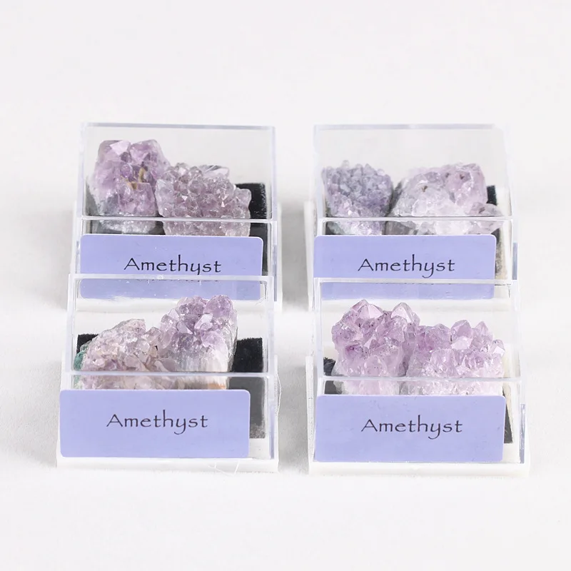 1 коробка музейного натурального хрустального руды минеральное сырье