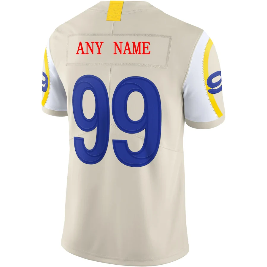 

Kids Custom Jersey Los Angeles Rugby Shirt GURLEY II American Football Jersey KUPP Football Americano Maillot De Foot