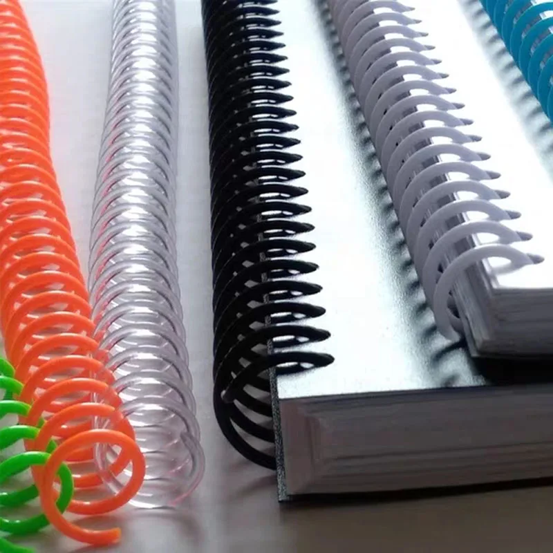 Новинка 100 шт. A4 46 отверстия Пластиковая спиральная катушка с широкими листьями