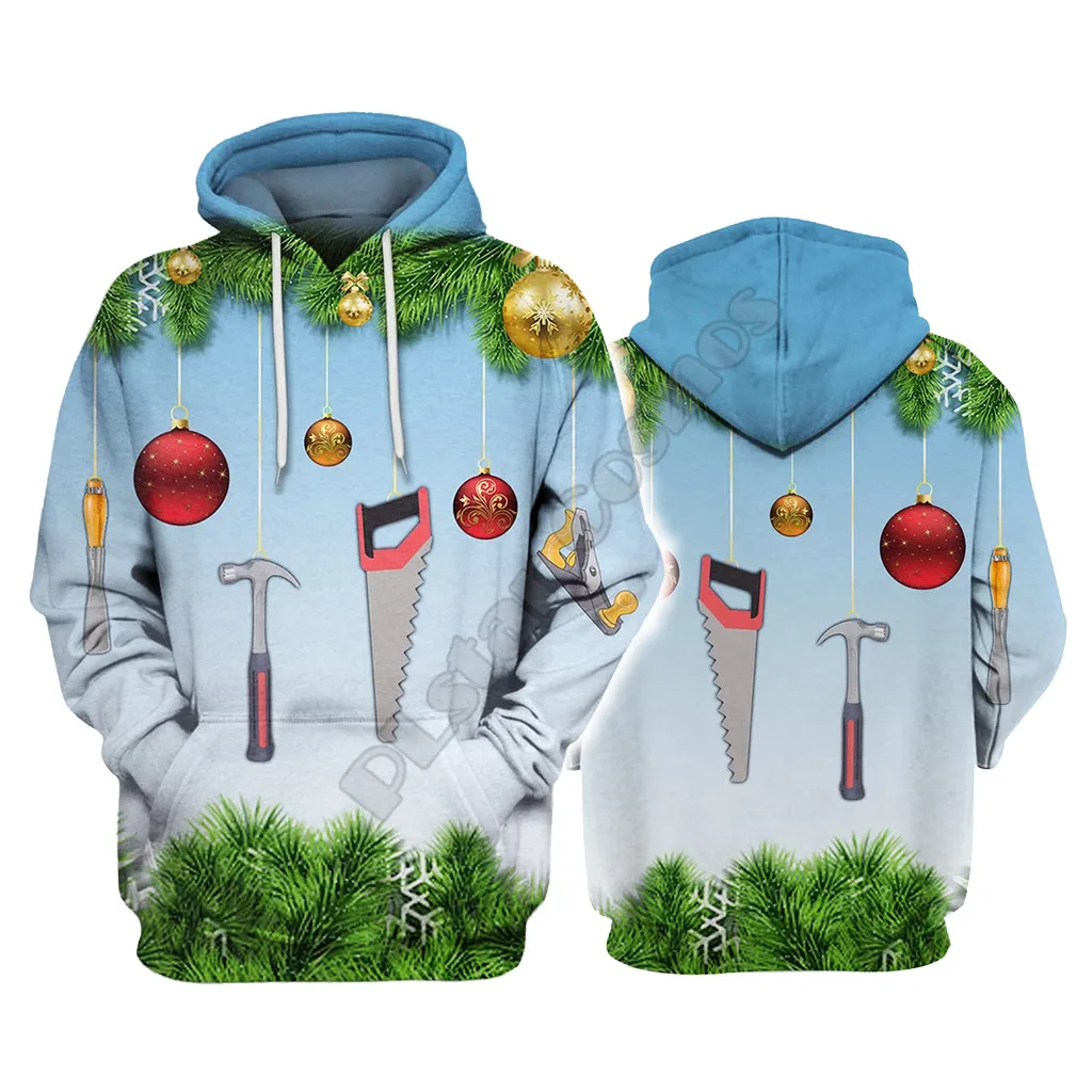 

Chef For Xmas 3D Printed Hoodies Pullover Men For Women Funny Sweatshirts Christmas Sweater Streetwear Drop Shipping