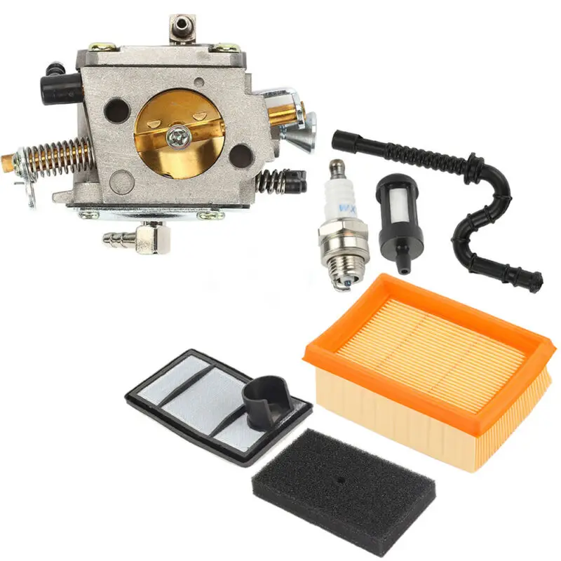 

For STIHL TS400 Saw Carburetor Air Filter Spark Plug 4223 120 0600 Supplies Set