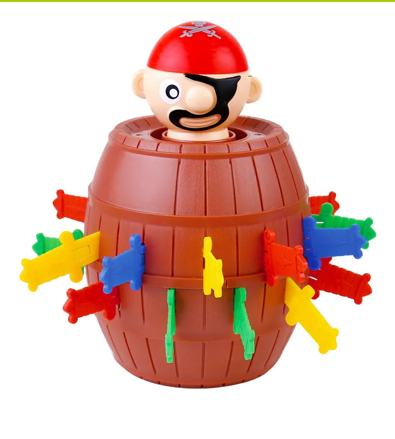 Juguete de barril pirata para ni&ntilde;os, artilugio divertido, broma, juego de barril pirata, ZLL-4