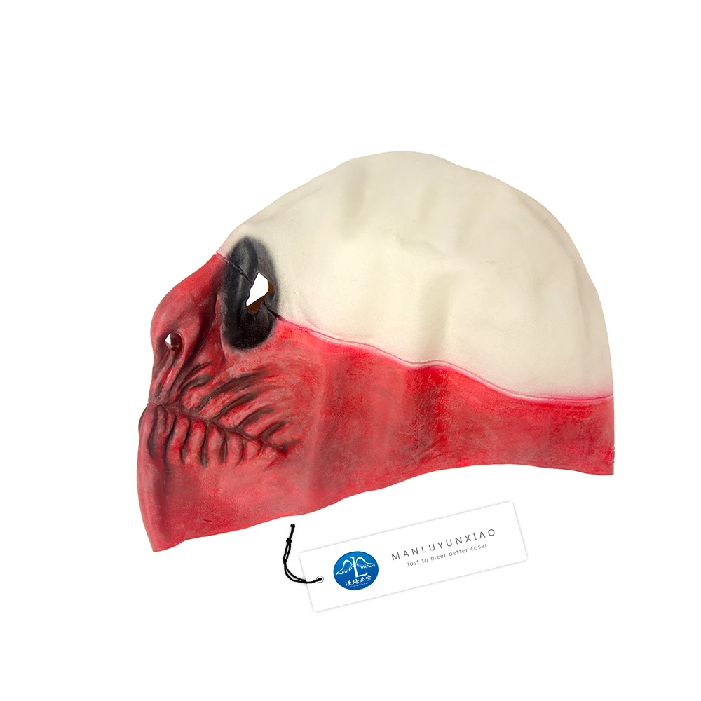 

MANLUYUNXIAO Halloween Payday Joker Latex headgear Cosplay Costume Full Face Woman Man Children Headgear