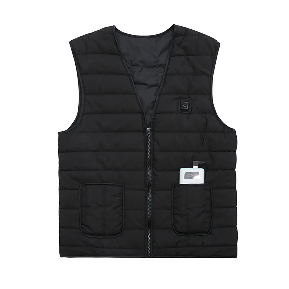 Men Women Outdoor USB Infrared Heating Vest Flexible Electric Thermal Winter Warm Jacket Clothing For Sports Hiking Riding | Спорт и