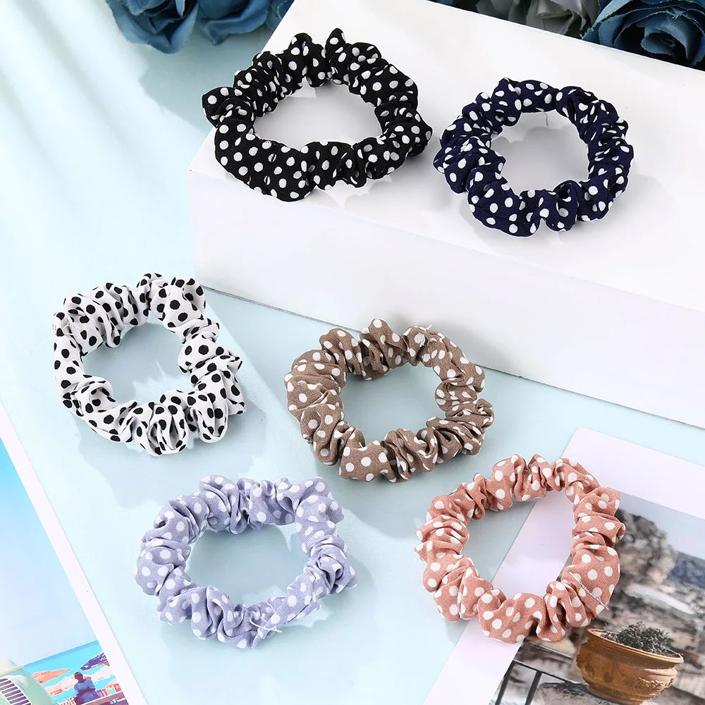

4/6pcs Silk Elastic Hair Bands Set Ponytail Holder Scrunchies Pack Rubber Band Headband For Girl Women Fashion Hair Accessorie