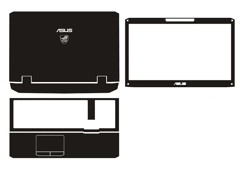 Чехол для ASUS GL702VS GL702VT/VM GL702 X751 X751S X751M X751L N73 N73S X75 X75VD X75A N76 N76VJ G750 G750JM/JZ/JX/JS 3 шт. |