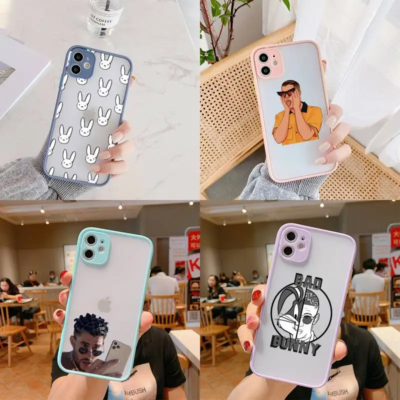

Yo Perreo Sola Bad Bunny Maluma Phone Case Matte Bumper For iphone 12 mini 11 Pro Max X XS Max XR 7 8 Plus Cover