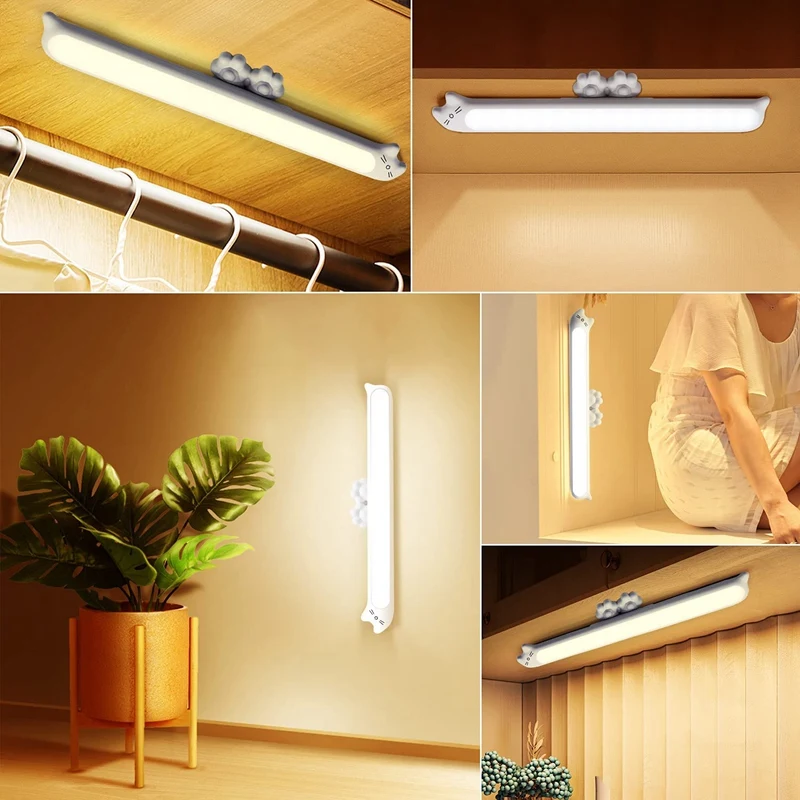 

Wall Reading Light, Stick on Bunk Bed Led Lamp Dimmable Press Light Bar, Wireless Stick Magnet Mount, Battery Powered