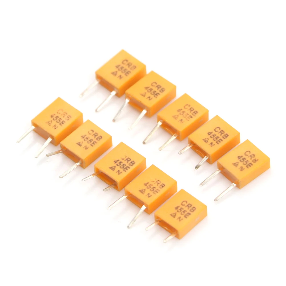 10 шт. желтый 455E 455 кГц 455K DIP-2 керамический кварцевый генератор 2pin оптовая продажа |