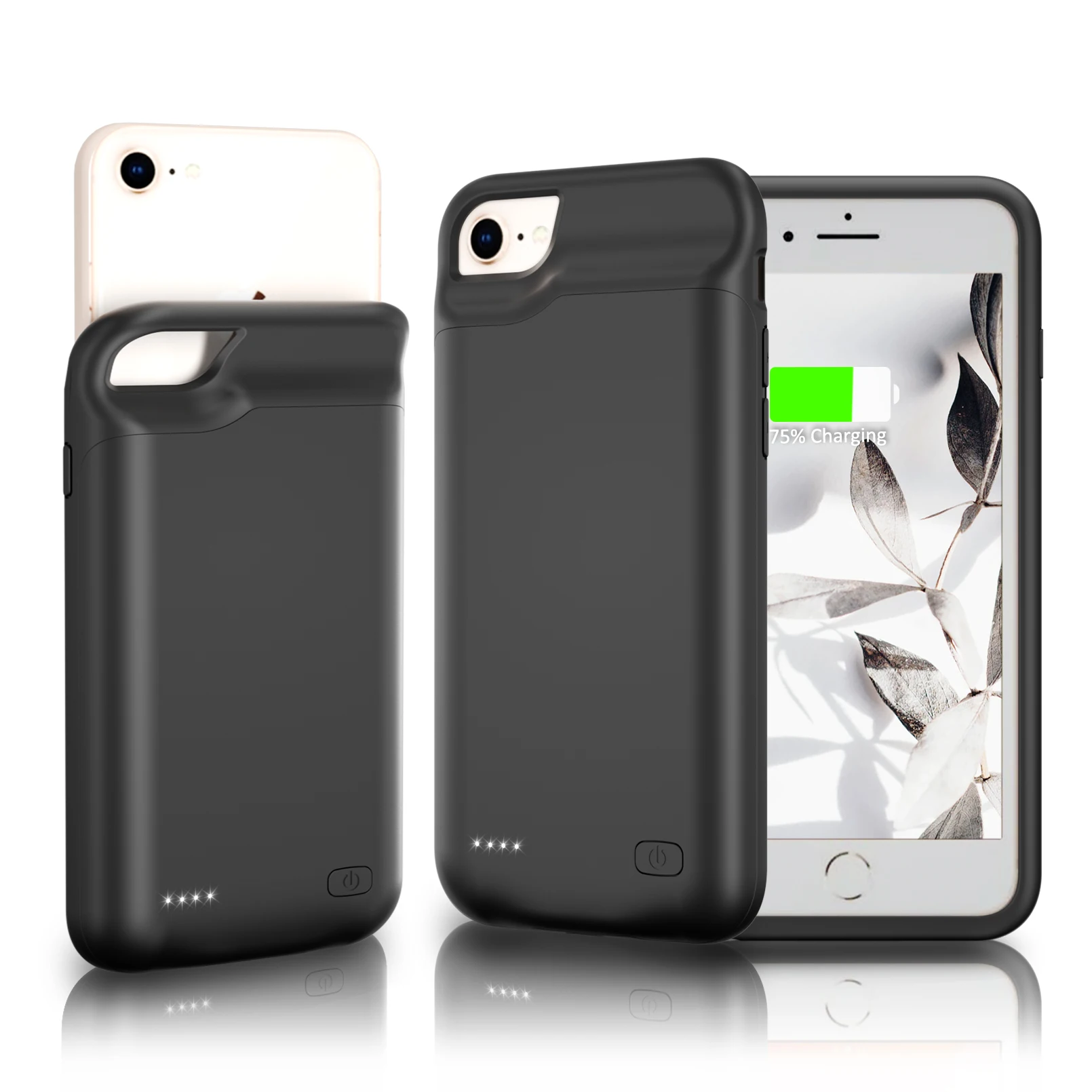 

6000mAh External Battery Charger Case For iPhone 6 6S 7 8 SE2020 Mobile Phones Portable Power Bank Fast Charge Charging Case