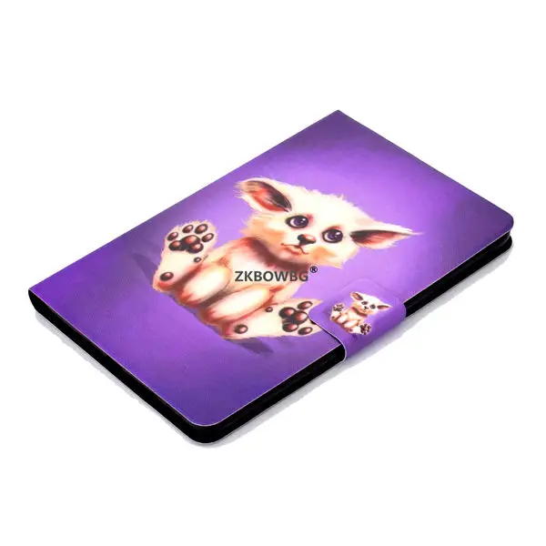 Jin.Hu Чехол с рукавами для Samsung Galaxy Tab 3 Lite 7,0 SM-T110 T110 T111 Tab E 7,0 T113 T116 чехол с кошкой из искусственной кожи с подставкой - Цвет: Jin.Hu
