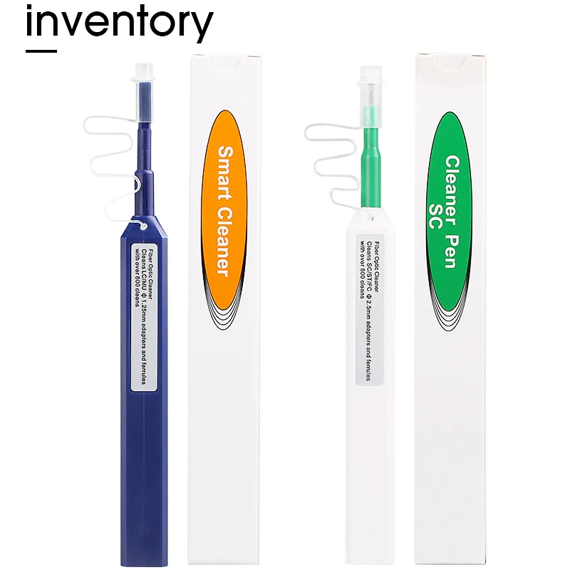 2pcs/lot Fiber Optic Cleaning Pen SC/FC/ST 2.5mm One-Click Cleaning Fiber Cleaner Tools LC/MU 1.25mm Fiber Connector Cleaner