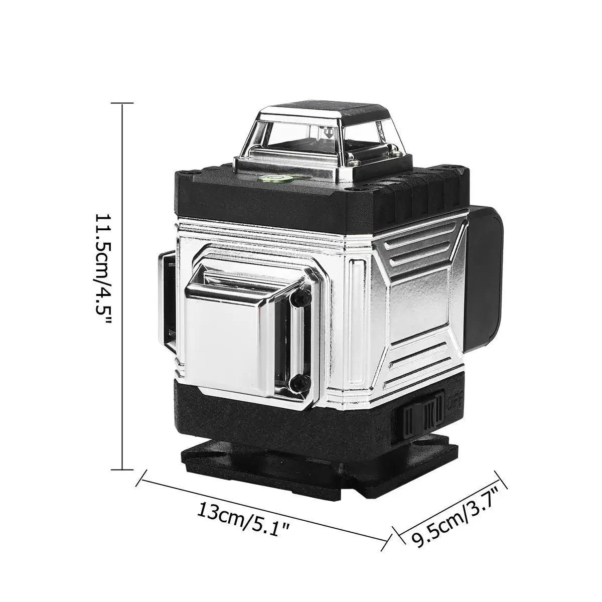 16 Lines 4D Laser Level Green Line Self Leveling Horizontal &amp360 Degree Vertical Cross with Battery for Outdoor | Инструменты